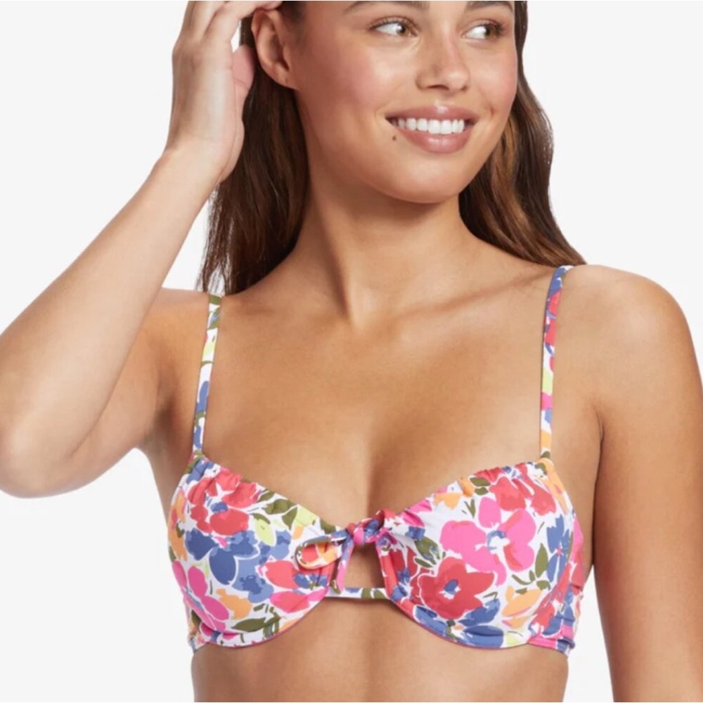 Roxy Bloomin Babe Underwired Bralette Bikini Top